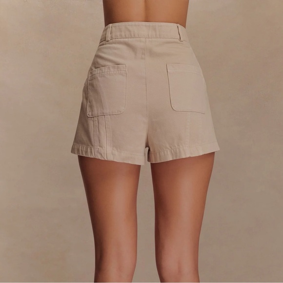 NWT MESHKI STONE WASH DENIM SHORTS - Picture 4 of 7